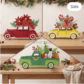 combo 3 Christmas Pop-up car SVG - 3D Layered Christmas Paper Craft Template for Cricut